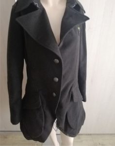 Blauer dámský kabát XL
