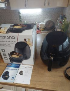 XXL Meleglevegős fritőz 2000 W/ 5 L