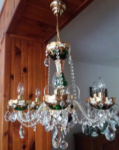 Luster z bórskeho skla