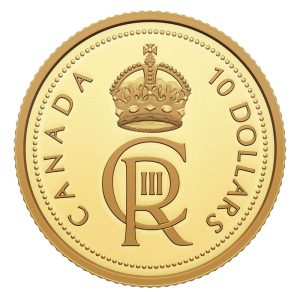 $10 Pure Gold Coin – His Majesty King Charles III’s Royal Cypher