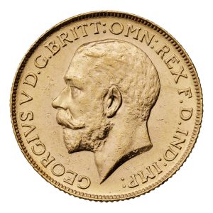 1911 George V Sovereign, Canada Mint Mark