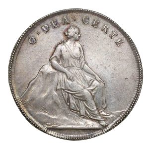 1685 Coronation of Mary, Silver Medal by John Roettier