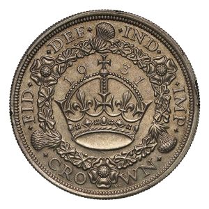 1931 George V Wreath Crown