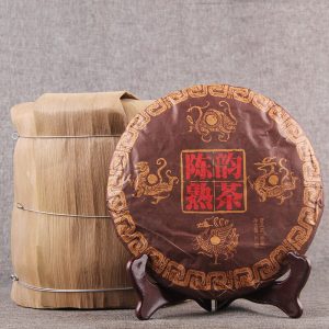 Yunnan Menghai Chen Yun Healthy Drink Ripe Pu'er Tea Top Chinese Pu-Erh Tea 357g