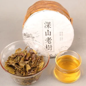 Handmade pu-erh tea 100g raw Pu'er tea ecology old tree organic green sheng puer