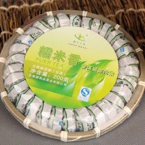 Mini Puerh Tea Cha Tea Tuo Sheng Tea Natural Glutinous Rice Healthy Green Food