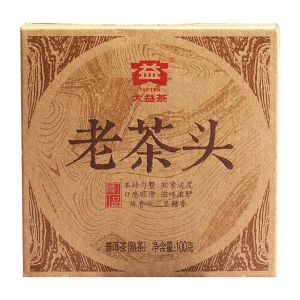 2014 Brick Ripe Puer Tea Brick Yunnan Menghai Dayi Pu-erh Lao Cha Tou * 100g