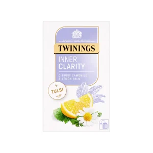 Inner Clarity Lemon Balm and Camomile Tea with Tulsi 18 Envelopes