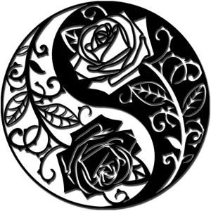 Rose Metal Wall Art Flower Wall Sculpture Black Metal Modern Artwork