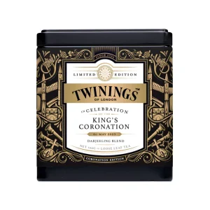 Limited Edition King's Coronation Darjeeling Blend 100g Loose Leaf Tea