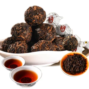 Cooked Tea Black Puerh Tea Premium Puer Tuo Cha Dragon Ball Mini Oyster Yunnan