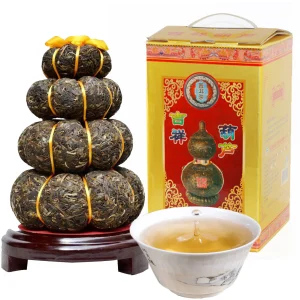 Craft Pu Er Tea Gourd Decoration Gift Puer Cha Tea Yunnan Pu-erh Tea Gift 1000g