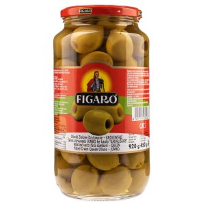 Green olives pitted (glass) - 920 g