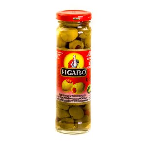 Green olives with pimento paste (glass) - 142 g
