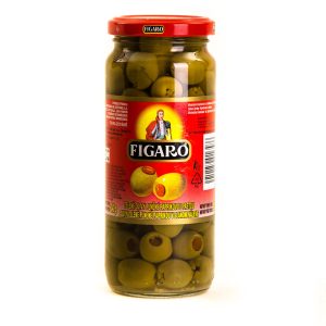 Green olives with pimento paste (glass) - 340 g