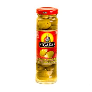 Green olives with almonds (glass) - 142 g