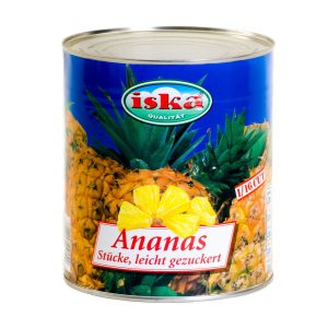 Ananás kompót - kúsky (plech) - 3100 ml