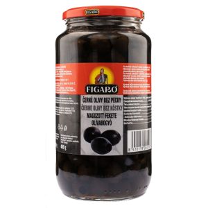 Olivy čierne bez kôstky (sklo) - 920 g