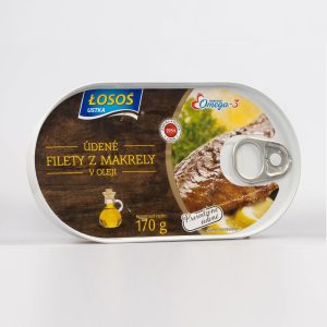 Údené filety z makrely v oleji - 170 g