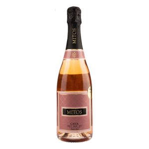 Víno ružové šumivé CAVA BRUT BIO
