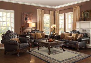 Sofa set with armchairs