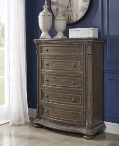 High chest of drawers