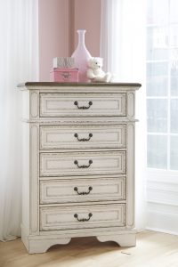 High chest of drawers with drawers