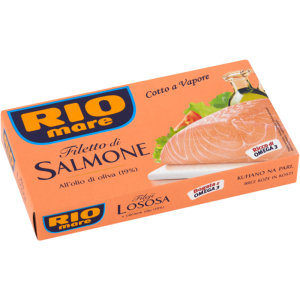 Rio mare Filety z lososa v olivovom oleji (19%) 150 g