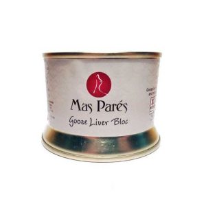 Goose foie gras block nature Mas Parés (130gr)