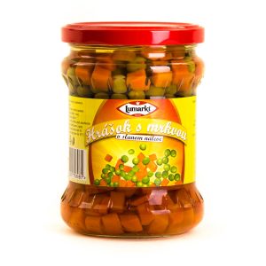Peas with carrots (glass) - 470 g