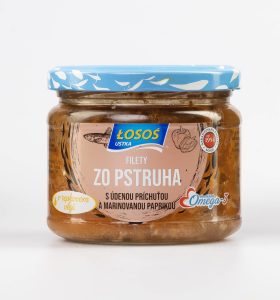 Filety zo pstruha s údenou príchuťou a marinovanou paprikou - 260 g