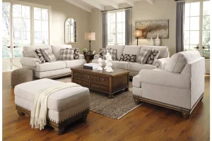 Sofa set with armchairs