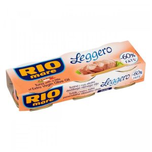 Rio Mare Leggero tuniak v extra panenskom olivovom oleji 3 x 60 g