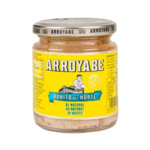 White tuna in water 250 gr. glass jar