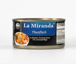 Tuniak kúsky v paradajkovej omáčke so zeleninou LA MIRANDA - 185 g