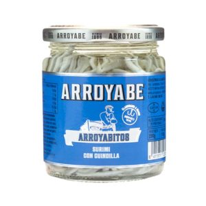 Arroyabitos “garlic angulas” in glass jar 220 gr.