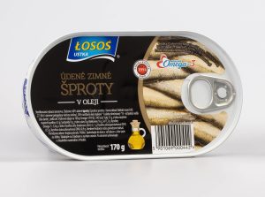 Údené zimné šproty v oleji - 170 g