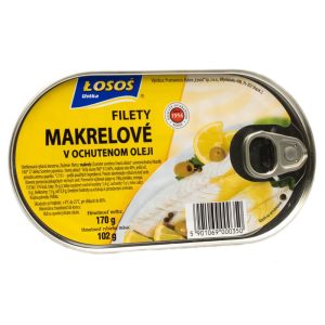 Filety makrelové v oleji - 170 g