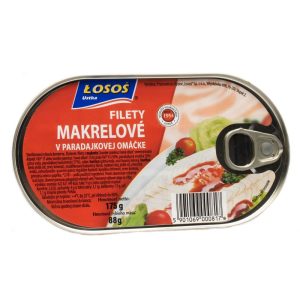 Filety makrelové v paradajkovej omáčke - 175 g