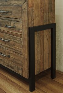 High chest of drawers with drawers