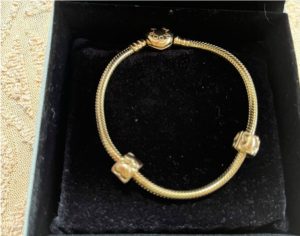 Pandora 585 gold bracelet