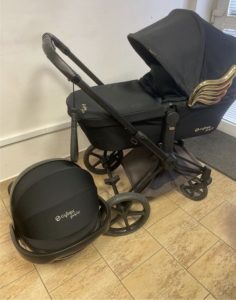 Cybex straight wing double combination