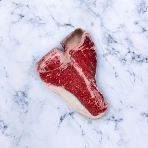 32 Day Dry Aged T Bone Steak