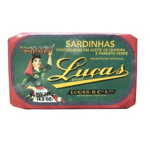 Luças Sardines in Olive Oil and Green Pepper