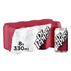 Dr Pepper Zero 8pk 330ml