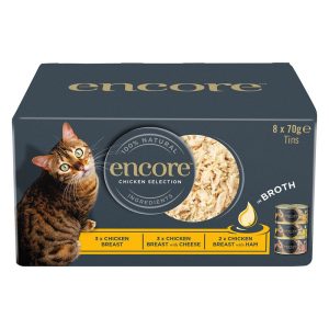 Encore Cat Tin Multipack Selection 8 x 70g