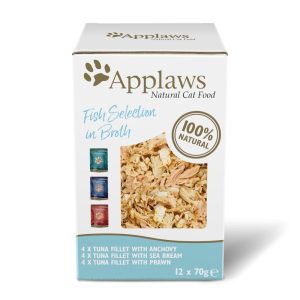 Applaws Pouches Cat Food in Broth Mixed Pack 12 x 70g
