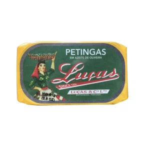 Luças Petingas in Olive Oil