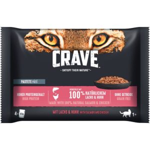 Crave Cat Pouches Trial Pack 4 x 85g