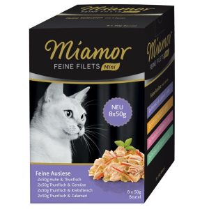Miamor Fine Fillets Mini Pouch Multipacks 8 x 50g